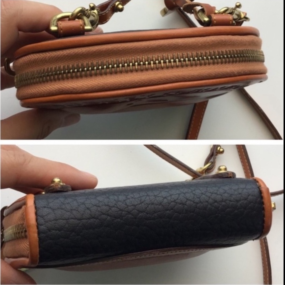 Dooney & Bourke Brown Leather Crossbody Wallet Bag - Picture 7 of 16
